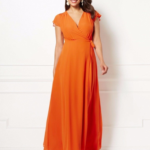eva mendes for New York & Company Dresses & Skirts - EVA MENDES COLLECTION - ALLISON WRAP Maxi DRESS
